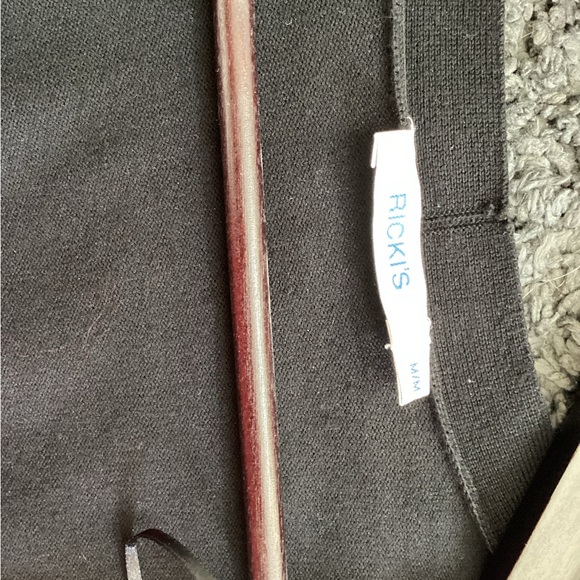 Rickis black duster cardigan. - Picture 5 of 8